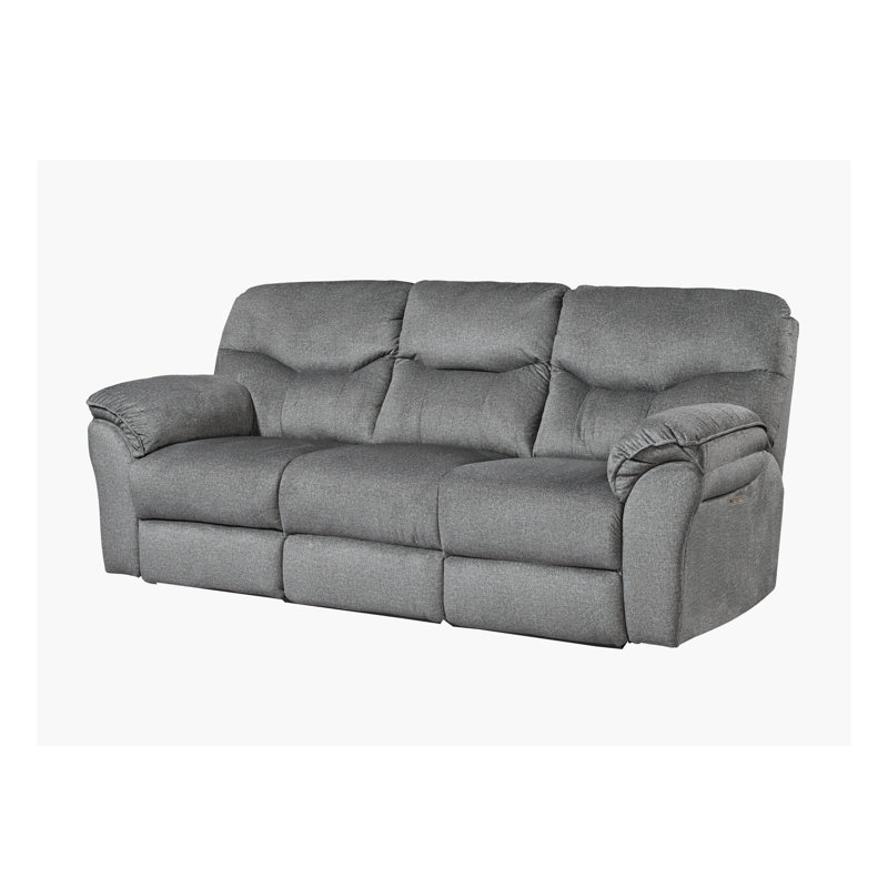 Canapé inclinable électrique Power Play, Polyester gris