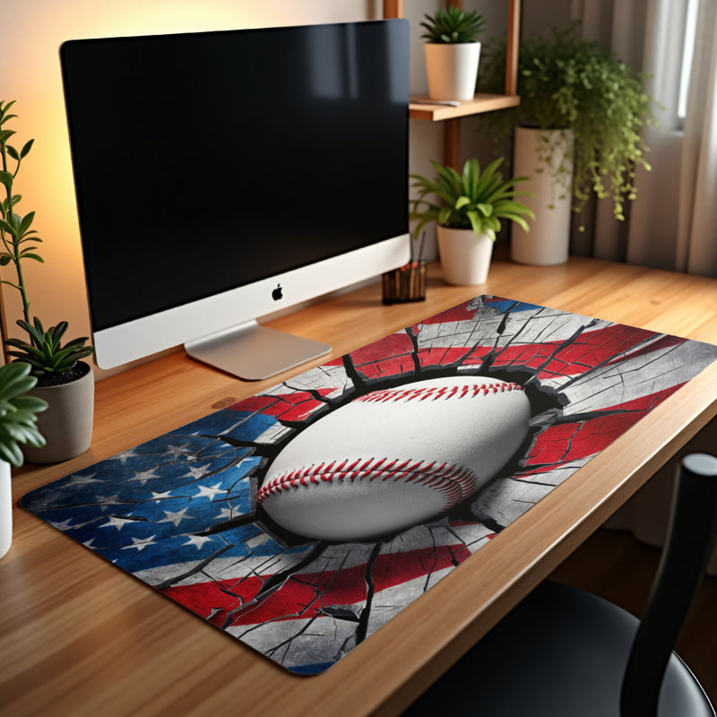 Polyester Desk Pad, 14.4x12.1