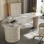 Bureau de luxe en pierre frittée blanche 62,99 "-1614631998