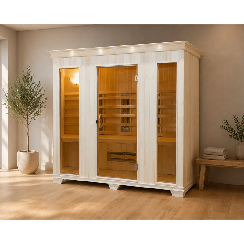 Sauna infrarouge lointain TheraSauna pour 4 personnes avec technologie de chaleur stable