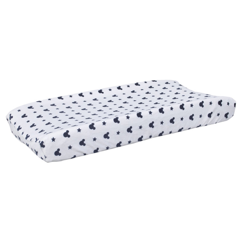 Mickey Mouse Hello World Greenguard Gold Certified 16 in. L Changing Pad and Cover