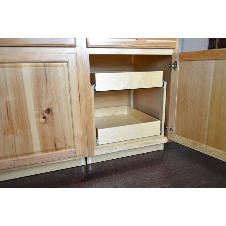 Double Soft Closing Slide Out Drawers with dividers - Fits Best in B18, RTA  Cabinet Organizers - LAC4PIL-18SC-2