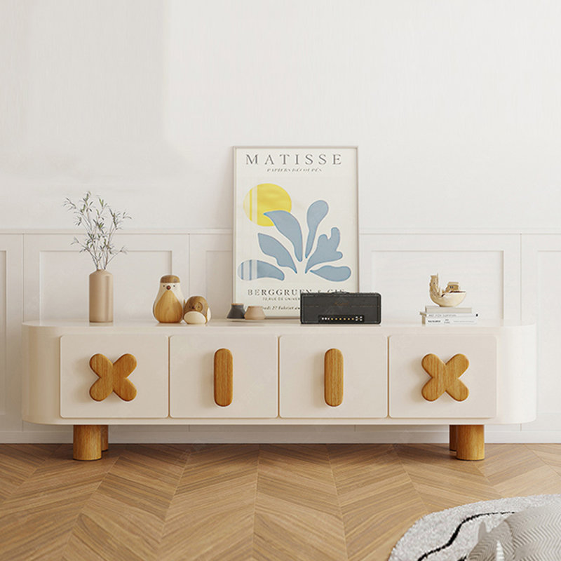 Meuble télé en bois French Simplicity, 78.74"