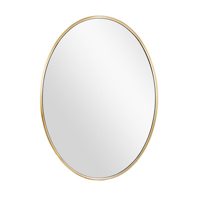 Tomaso Oval Metal Framed Full Length Mirror