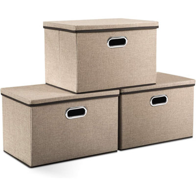 Brayden Studio Fabric and Cardboard / Paper Box