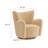 Montrose Wingback Sherpa Swivel Accent Chair-108579760