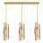 Nygaard 3-Light Linear Chandelier in Brass-1800915654