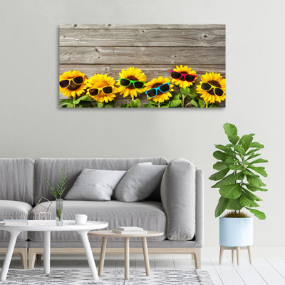 Sunflowers - No Frame Print on Canvas