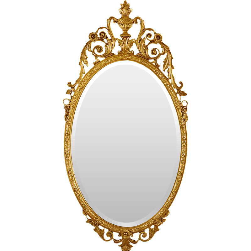 Louis Flat Beveled Wall Mirror, 59" x 31"