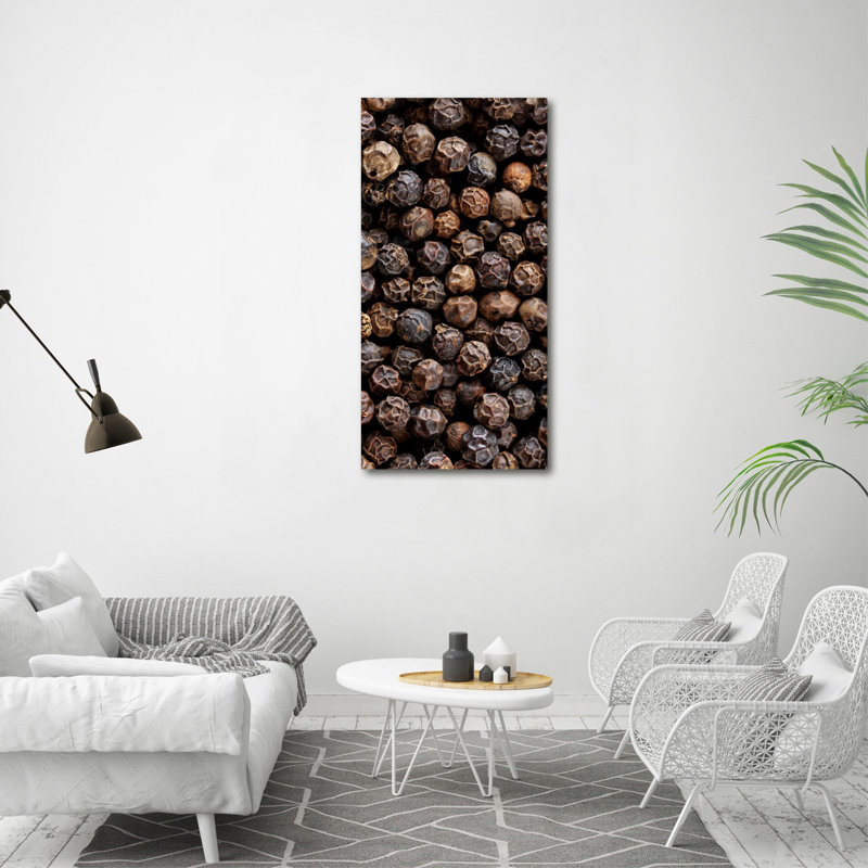 Grains Of Pepper - Wrapped Canvas Print