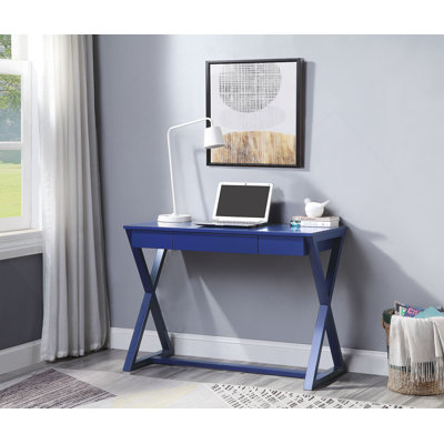 Bureau d'écriture Nalo, finition bleu crépuscule OF00173