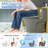 1.1/1.6 GPF Tornado Flush One-Piece Toilet Elongated, Soft-Close Seat, Dual Flush Button On Tank, ADA Comfort Height 17", 12" S-Trap-122513574