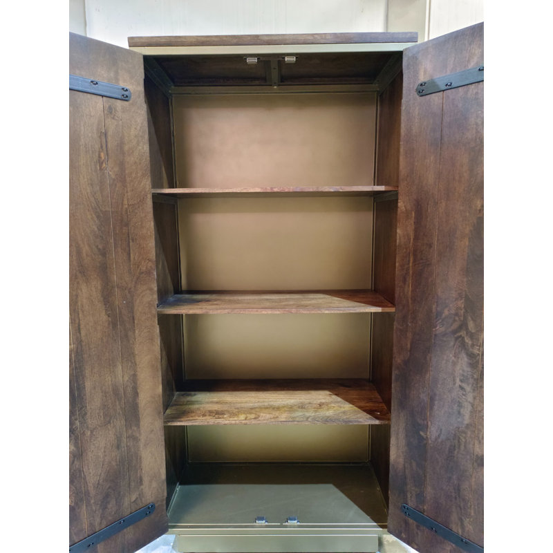 Armoire d'appoint en bois massif Capella