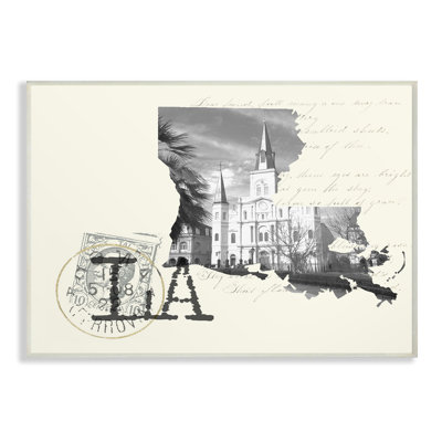 «Louisiana noir et blanc, photographie sur papier crème» par Daphne Polselli, impression