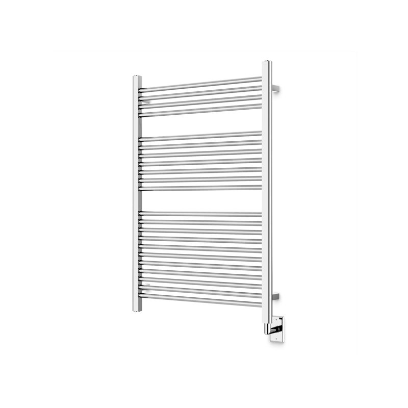 Denby Wall Mount Electric Towel Warmer, Chrome, 44" H x 29.5" W x 5.19" D