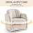 Modern Upholstered Swivel Barrel Accent Chair-115269301