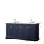 Meuble-lavabo double autoportant 80 po avec plateau en quartz et miroir Avery-98214026-98214029-98214024
