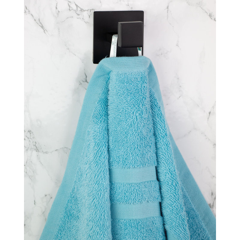 Midweight Hand Towel, Aqua