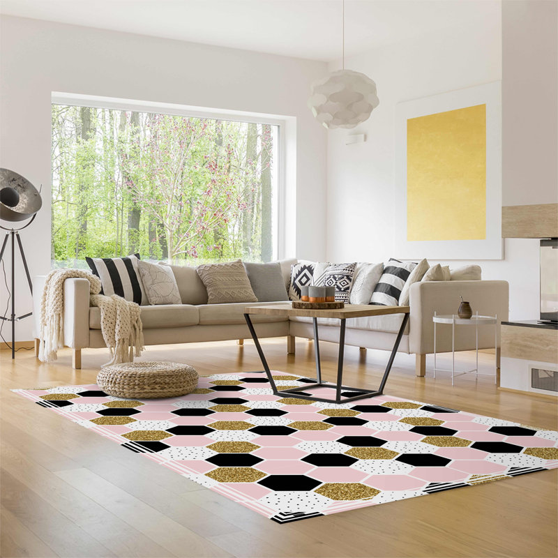Clinkscales Geometric Kitchen Mat, Rectangular 136 x 203cm