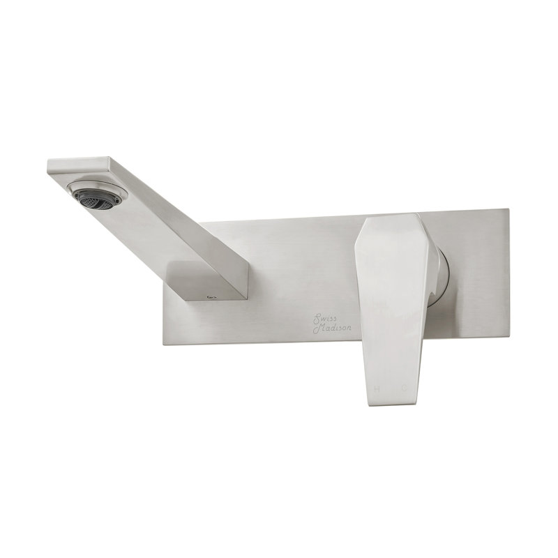 Voltaire Single-Handle, Wall-Mount, Bathroom Faucet, Brushed Nickel