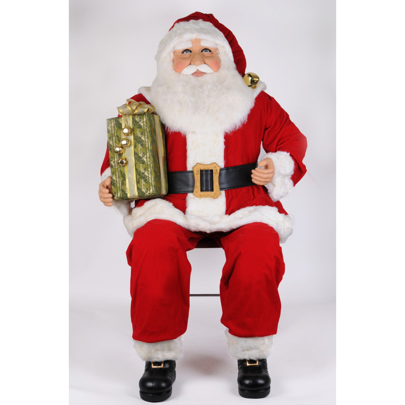 Signature Sitting Santa