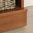 Storage Cabinet with Versatile Storage, Brown finish