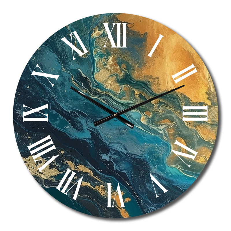 Domenick - Horloge murale abstraite, Petit