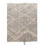 Tapis noir et blanc Mosser