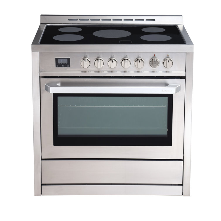 36 Inch Electric Range with PerfectCook Timer in Stainless Steel