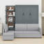 Lit escamotable mural avec canapé et tablettes Murphy-700744760
