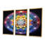 Sacred Star Blue Green - Boho Mandala, ensemble de reproductions d'art mural-717758515-717758668