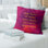 Coussin de voyage en faux pierres de voyage love love