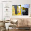 Rayures jaunes abstraites Avery-108953055