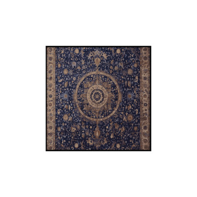 Tapis noir lavable à la machine