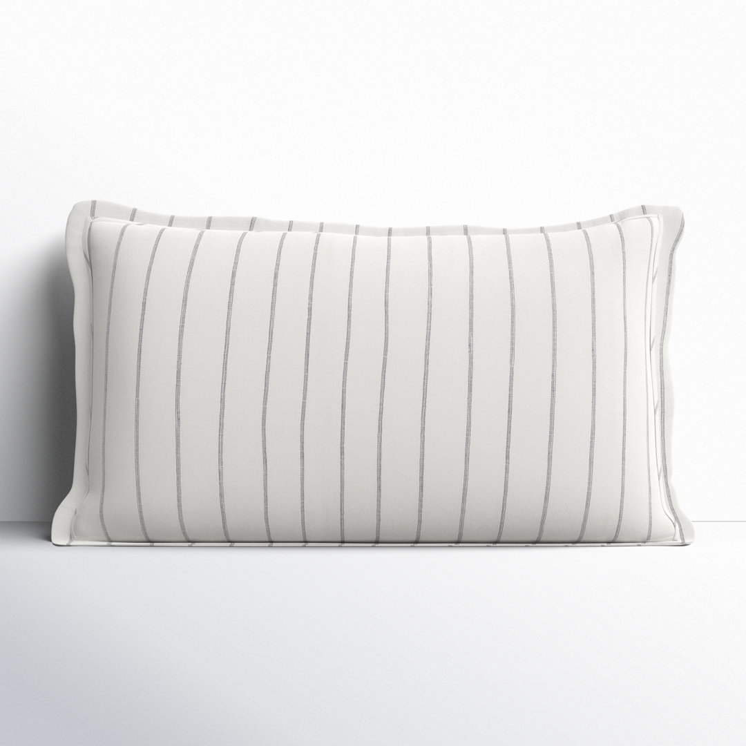 Keegan Belgian Flax Linen No Striped Sham Set Joss & Main 