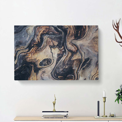 Remembering Yesterday In Abstract - Wrapped Canvas