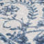 Machine Washable Beige Blue Traditional Damask Style Distressed Living Room Area Rug-81847309