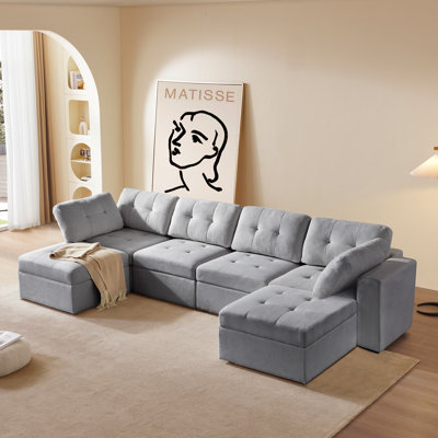 Zakeem 6 - Piece Upholstered Sectional