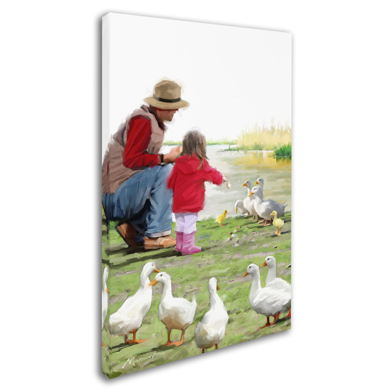 «Armand Duck» par Armand, reproduction sur toile, H 24 po x l 16 po x P 2 po