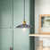 Miruna 1 - Light Black/Brass Dome Pendant
