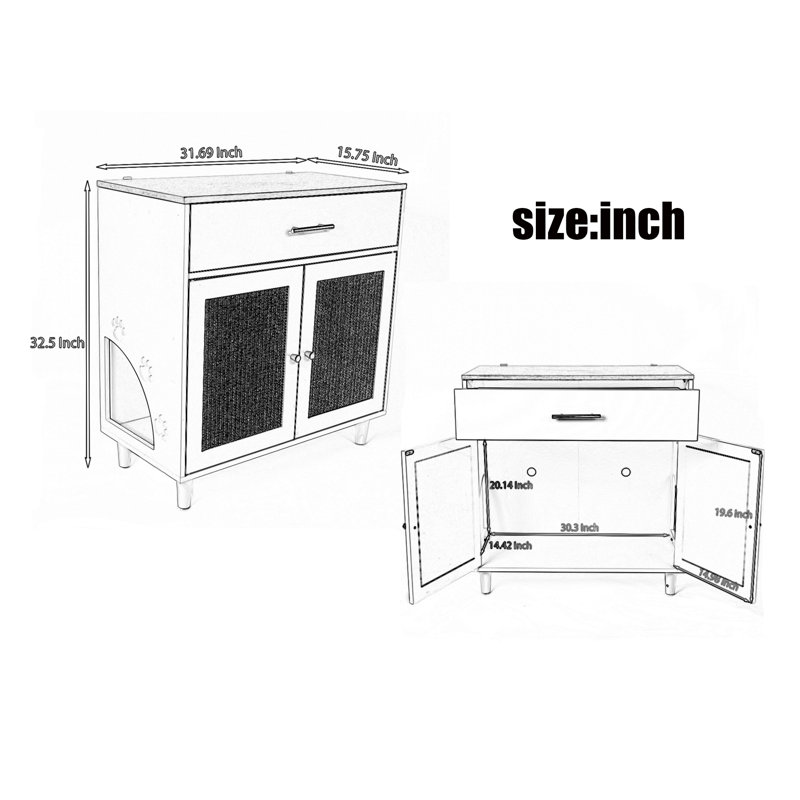 Armoire décorative Anniah