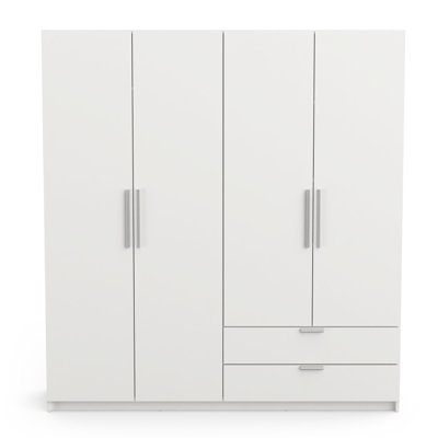 Craigwood 4 Door Manufactured Wood Wardrobe
