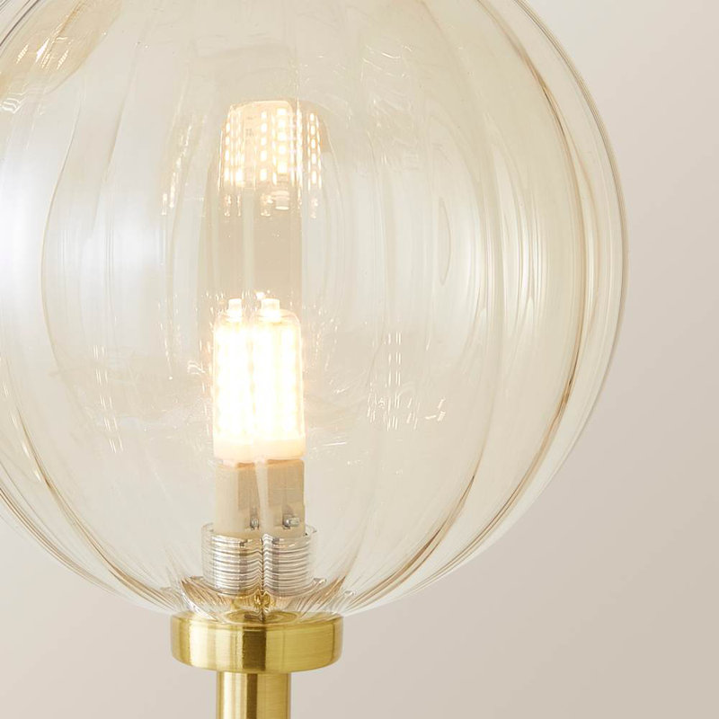 Chessy 153cm Plated Traditional Floor Lamp