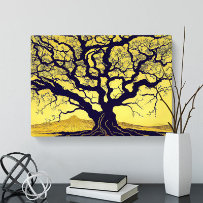 Enchanting Oak Tree - Wrapped Canvas