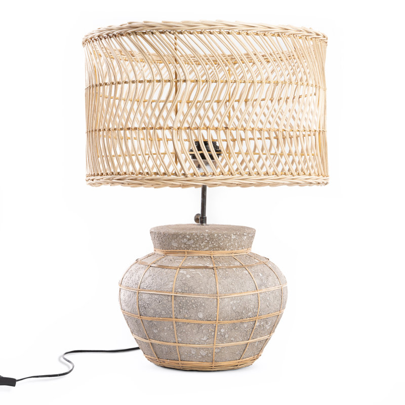 Luisa Terracotta - Rattan Novelty Lamp
