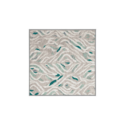 Machine Washable Gray Area Rug