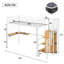 Loft Bed Frame with Storage Included with Built-in Ladder Included with Desk Included-1683246260
