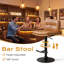 Ensemble de 4 tabourets de bar modernes pivotants, brun-1265229819-1265229821