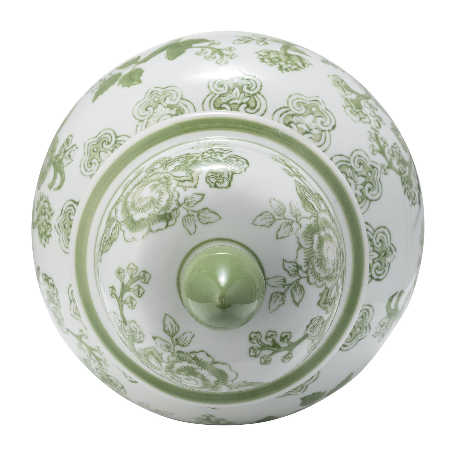 Ceramic Decorative Jar, 14" H x 7" W x 7" D