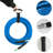 Sewer Jetter Kit For Pressure Washer 100ft, 4000 Psi Drain Cleaner Hose 1/4 Inch Npt, Corner Rotating And Button Hose Sewer Jetting Nozzle Pearl Corsage Pin Tape Handle Strap Spanner